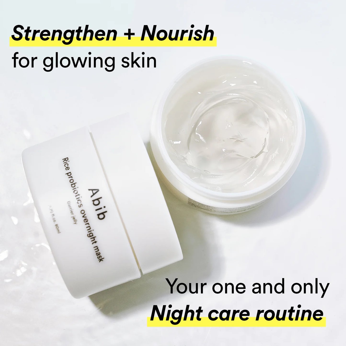 Abib Masque de nuit Rice Probiotics Barrier Jelly