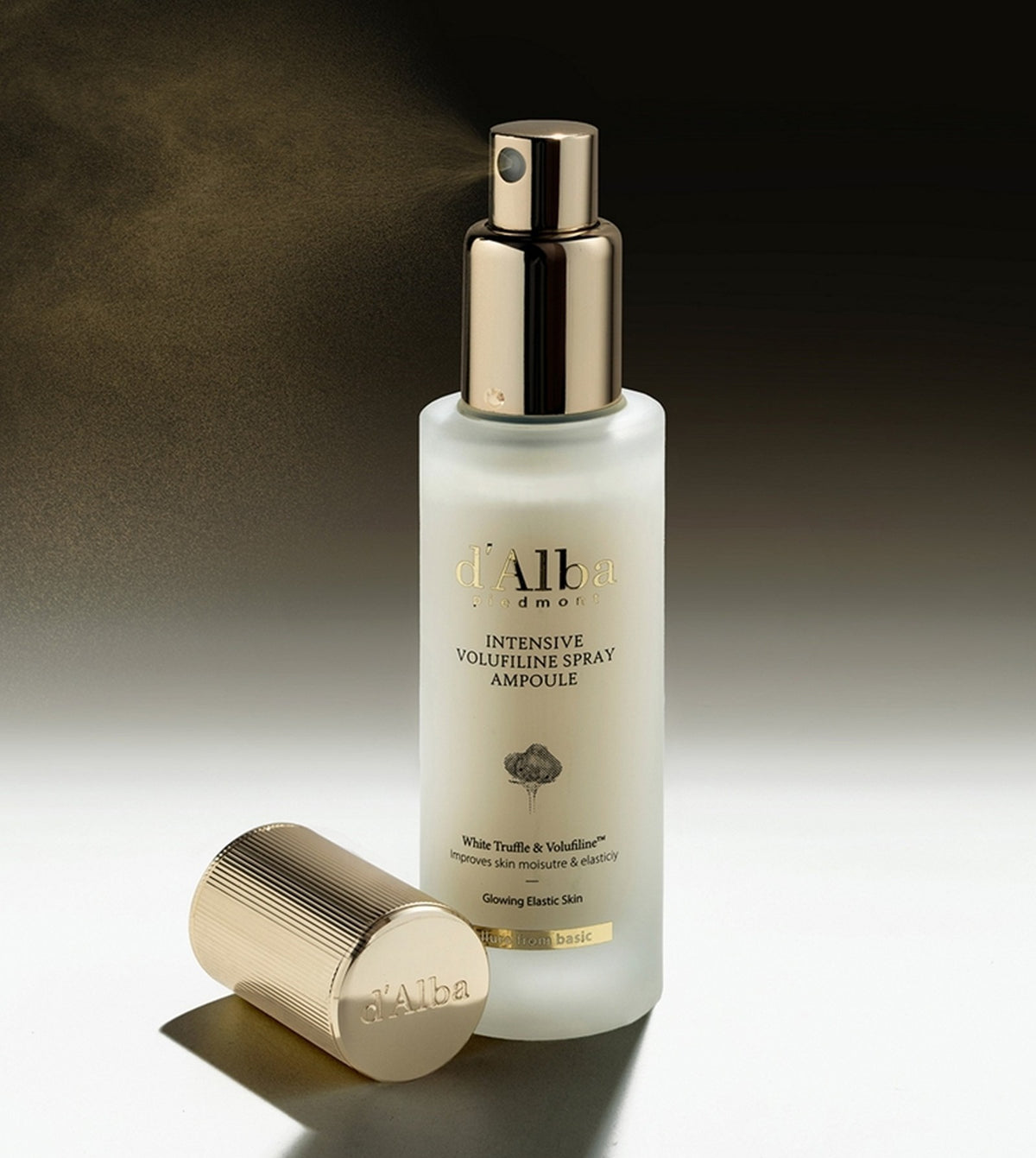The d'Alba Intensive Volufiline line: spray ampoule, ampoule and grinding cream
